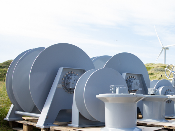 AS SCAN hydraulic winches and capstans prepared for delivery.