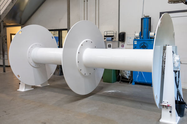 Custom-built net drum from AS SCAN produced for a Greenlandic trawler